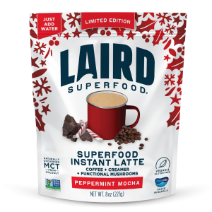 Organic-Inspired Refined Handcrafted Peppermint Mocha Instant Latte with Adaptogens