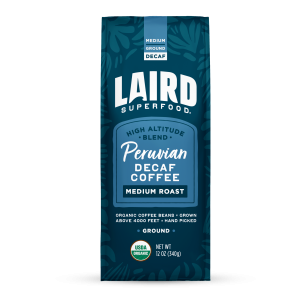 Organic Peruvian Medium Roast Decaf Ground Coffee - Limited Batch Edition